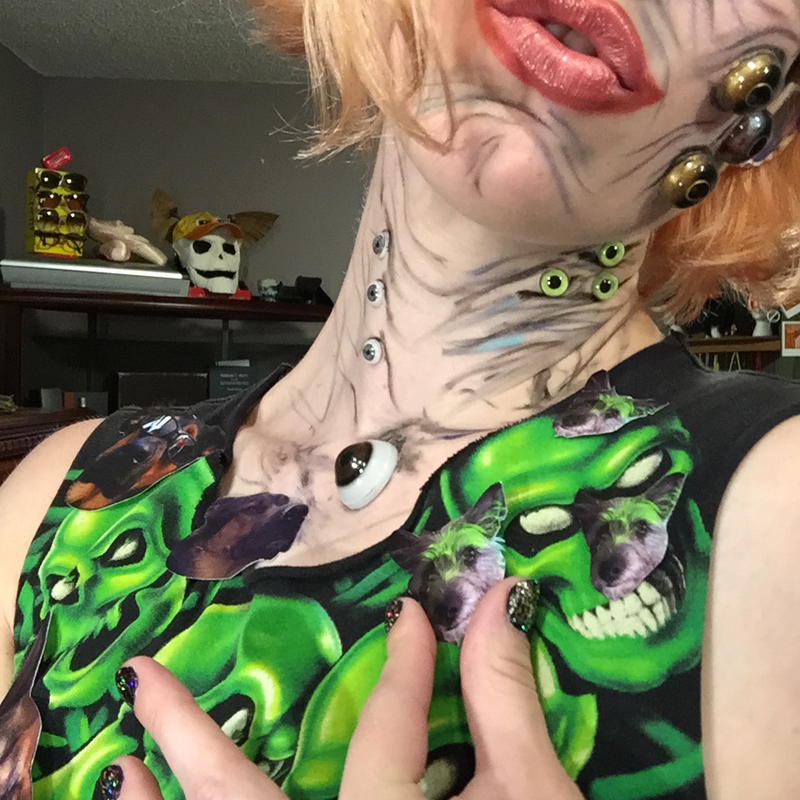 Illustration for article titled The Google DeepDream Makeup Tutorial That Nobody Asked For